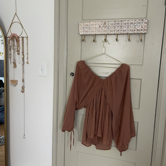 Vici collection rust top with ties size medium - Picture 1 of 2